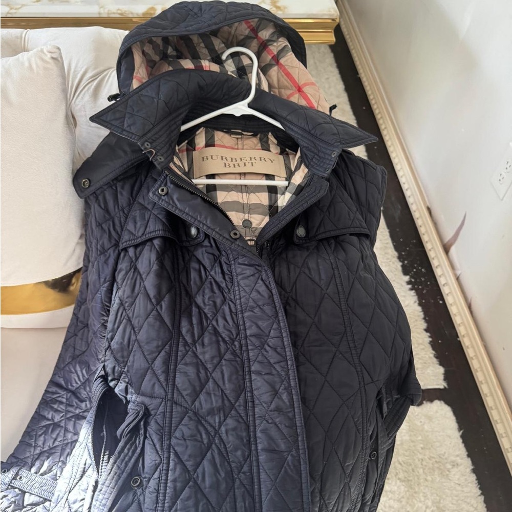 Burberry black coat
